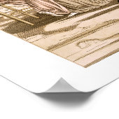 Promenade in Longchamps, 1802 (Gravieren) Poster (Ecke)