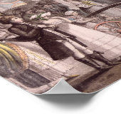 Promenade in the Turkish Garden Poster (Ecke)