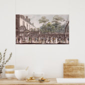 Promenade in the Turkish Garden Poster (Küche)