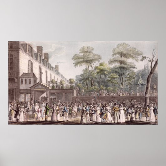 Promenade in the Turkish Garden Poster (Vorne)