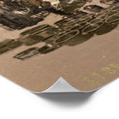 Promenade - Markttag, Taunton, Somerset, England Poster (Ecke)