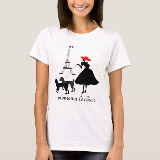 Promenade mit Hunden T-Shirt (Vorderseite)