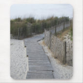 Promenade zum auf den Strand zu setzen Mousepad (Vorne)