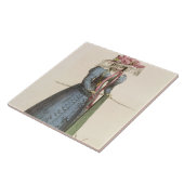 Promenaden-Kleid, Modegeck von Ackermanns Fliese (Seite)