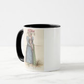 Promenaden-Kleid, Modegeck von Ackermanns Tasse (Vorderseite Links)