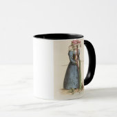 Promenaden-Kleid, Modegeck von Ackermanns Tasse (VorderseiteRechts)