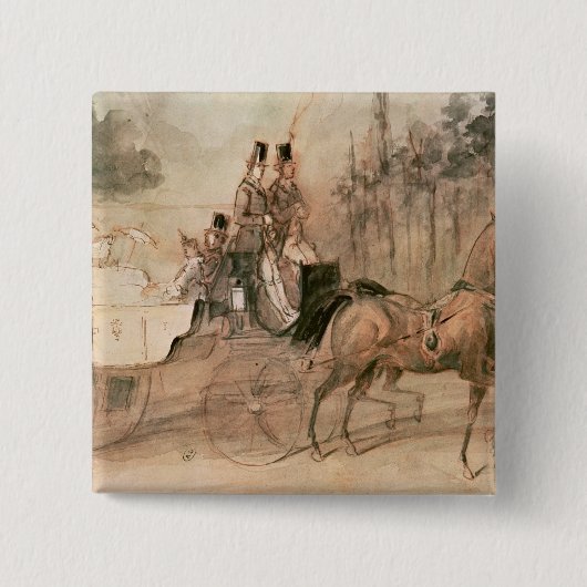 Promenadenau Bois Button (Vorderseite)