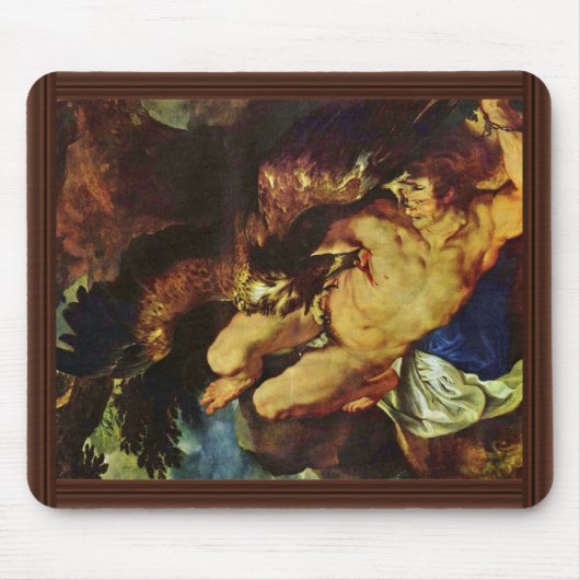 Prometheus Bound von Rubens Peter Paul Mousepad (Vorne)