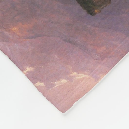 Prometheus Bound (von Thomas Cole) Fleecedecke (Ecke)