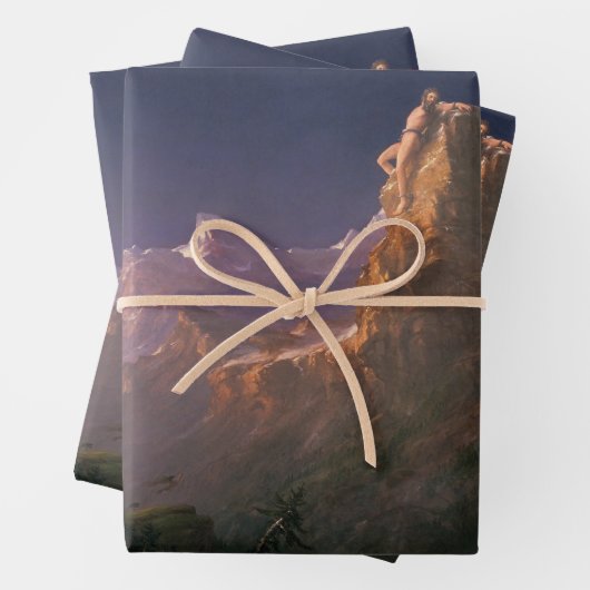 Prometheus Bound (von Thomas Cole) Geschenkpapier Set (Beispiel)