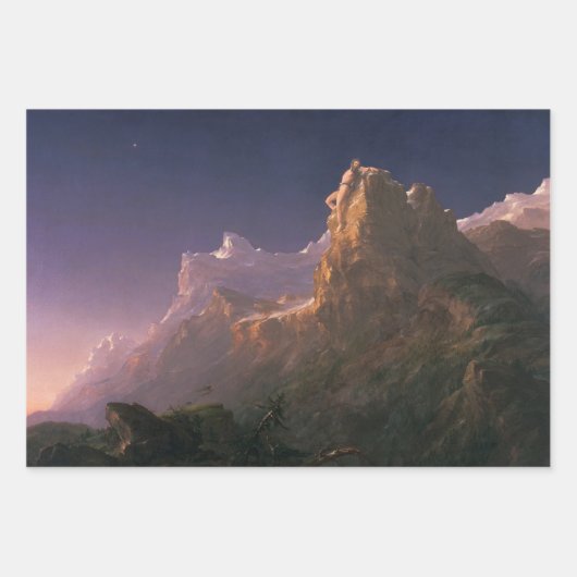 Prometheus Bound (von Thomas Cole) Geschenkpapier Set (Vorderseite)