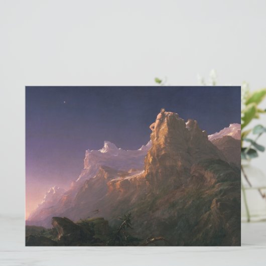 Prometheus Bound (von Thomas Cole) Karte (Stehend Vorderseite)
