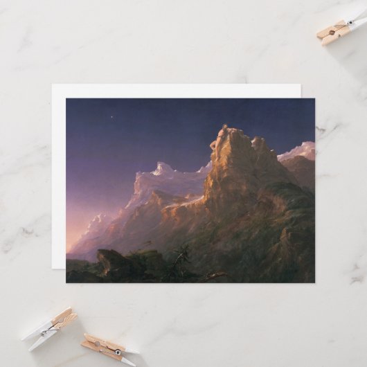 Prometheus Bound (von Thomas Cole) Karte (Vorderseite/Rückseite Beispiel)