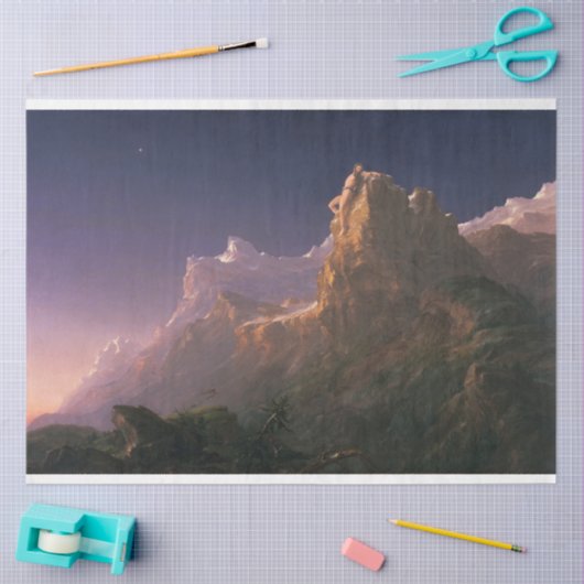 Prometheus Bound (von Thomas Cole) Seidenpapier (Basteln)