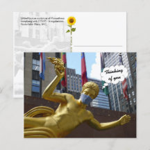 Prometheus, Denken Sie an Sie - Postkarte