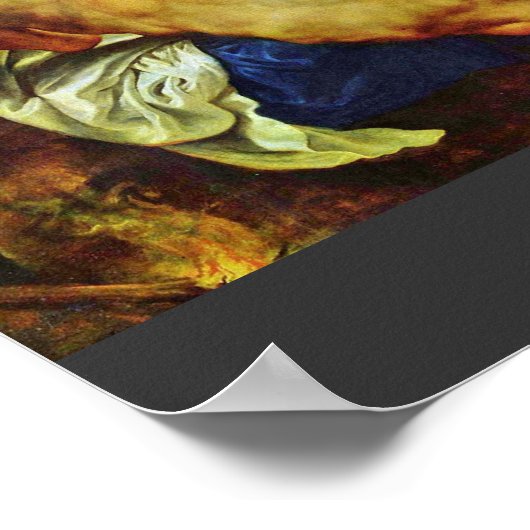 Prometheus gebunden an Rubens Peter Paul Poster (Ecke)