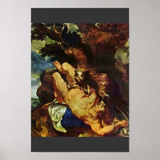 Prometheus gebunden an Rubens Peter Paul Poster (Vorne)