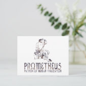 Prometheus Postkarte (Stehend Vorderseite)