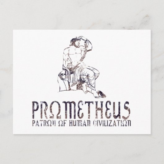 Prometheus Postkarte (Vorderseite)