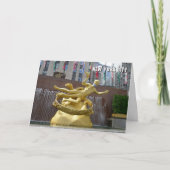 Prometheus Statue & Fountain - NYC-Karte Karte (Vorderseite)