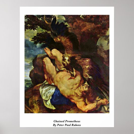 Prometheus von Peter Paul Rubens Poster (Vorne)