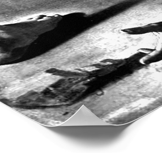 Promethius, gekettet durch Vulkan Poster (Ecke)