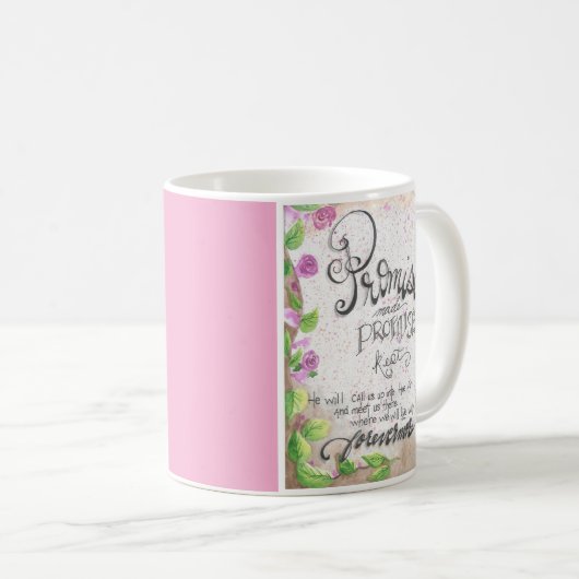 Promises Kaffeetasse (VorderseiteRechts)