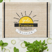 Promises Leinen aussehen Küchentuch (Gefaltet)