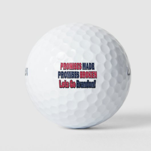 Promises-Made-Lass-Go-Brandon Golfball (Vorderseite)