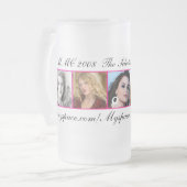 PROMO 5 GLÄNZENDE FRAUEN VON MYSPACE KALENDER MATTGLAS BIERGLAS (Vorderseite Links)