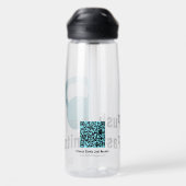 Promo Athlet Coach Kettlebell Grenzen überwinden Trinkflasche (Rückseite)