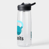 Promo Athlete Coach Kettlebell Push Past Limits Trinkflasche (Links)