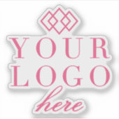 Promo-Aufkleber | Ihr Logo hier Aufkleber (Vorderseite)