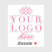 Promo-Aufkleber | Ihr Logo hier Aufkleber (Blatt)