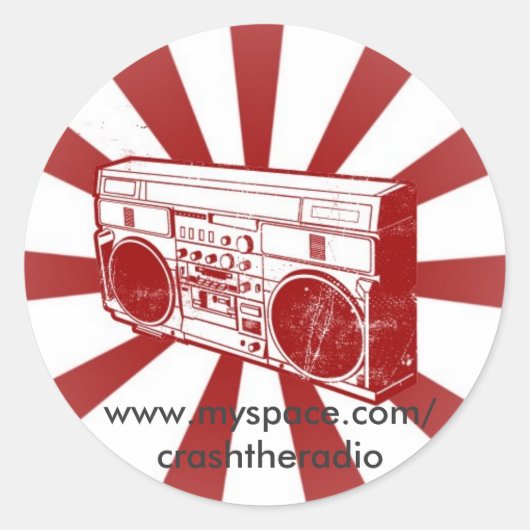 Promo-Aufkleber Runder Aufkleber (Vorderseite)