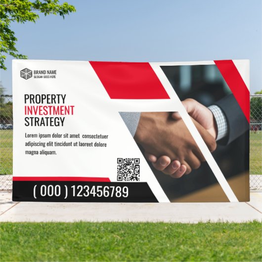 Promo Banner Red Template (Außenbereich)