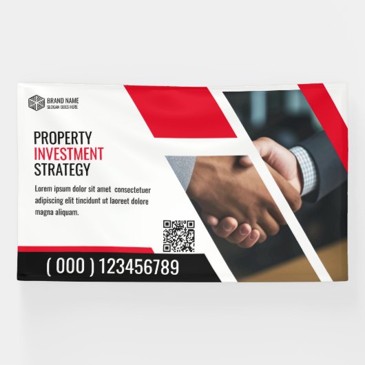 Promo Banner Red Template (Horizontal)