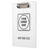 Promo Company Logo No Minimum clipboard Klemmbrett (Links)