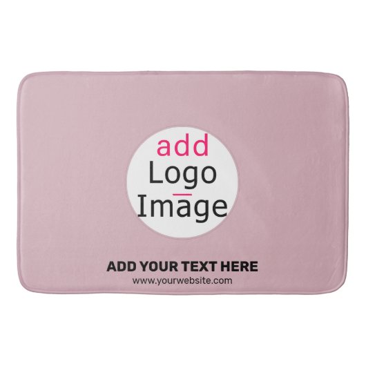 Promo für den Business-Chic - individuelle Dusty-R Badematte (Vorderseite)