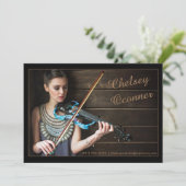 Promo-Modell für den Hauptdarsteller Comp-Zed-Kart Einladung (Stehend Vorderseite)