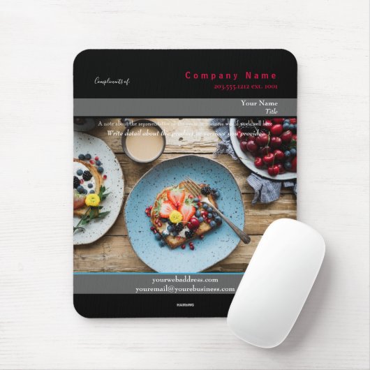 Promo Mouse Pad Bed & Breakfast Theme - HAMbyWG Mousepad (Mit Mouse)