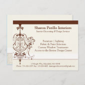 PROMO POSTCARD: Kronleuchter 1L Postkarte (Vorne/Hinten)