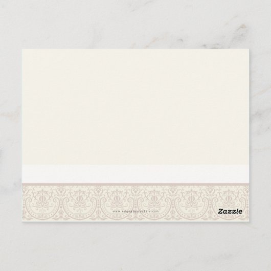 PROMO POSTCARD: Kronleuchter 1L Postkarte (Rückseite)