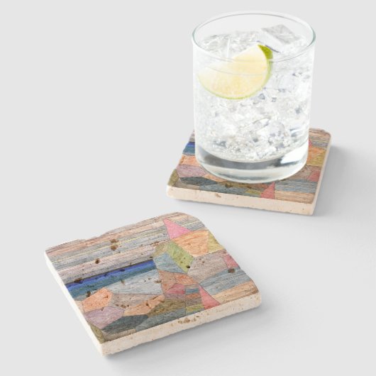 Promontorio Ph | Paul Klee | Steinuntersetzer (Seitenansicht)