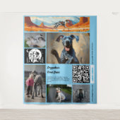 Promote your Great Dane Kennel Tapestry Wandteppich (Vorderseite)