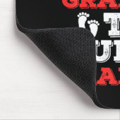 Promoted From Dog Grandpa To Human Grandpa Funny N Mousepad (Ecke)