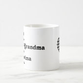 Promoted From Dog Grandparents To Human Grandma Kaffeetasse (Mittel)