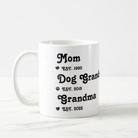 Promoted From Dog Grandparents To Human Grandma Kaffeetasse (Links)