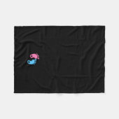 Promoted To Auntie 2025 New Aunty First Time Aunt Fleecedecke (Vorderseite (Horizontal))