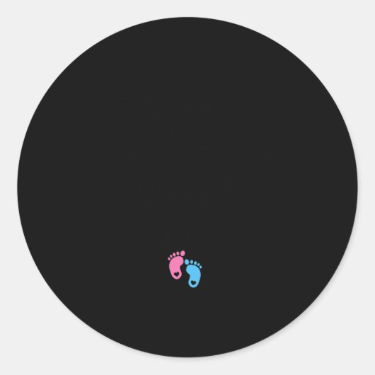 Promoted To Auntie 2025 New Aunty First Time Aunt Runder Aufkleber (Vorderseite)